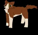 Wolf Dog tail wag