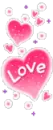 'love' in a heart