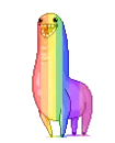 Rainbow Llama