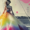 rainbow dress