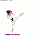 Karate girl