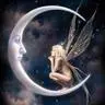 Fairy on moon