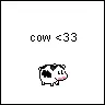 cow. <33