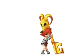 Anime girl attack