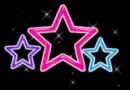 Bright Neon Stars