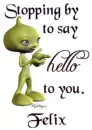 Stopping by to say hello