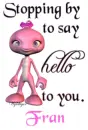 Stopping by to say hello