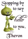 Stopping by to say hello