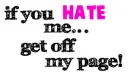 gET oFF MY PAGE