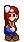 Mario doing the weegee dance