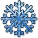 blue snowflake 