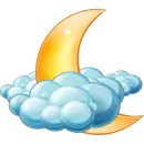 â˜ CLOUD & MOON â˜¾