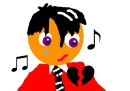 Broken hearted emo boy