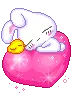 Kawaii bunny sleepy time