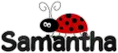 samantha with lady bug