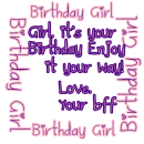 birthday Wish for a girl