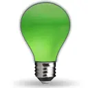 green lamp