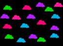 â˜ neon clouds bgâ˜ 