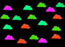 â˜ neon clouds bg 2 â˜
