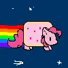 pinkie the poptart nyan cat