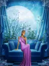 The moon and the girl