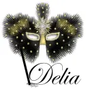 Black and Gold Mask - Delia