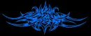 Tribal Divider Blue