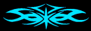 Tribal Divider Cyan