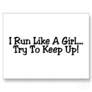 I run like a girl