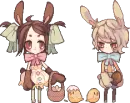kawaii bunnies