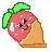 Strawberry With Caramel Sauce