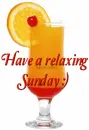 Have a relaxing sunday :)