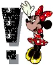 Alphabet A Minnie Mouse
