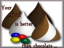 Your love is better than chocolate