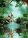 deer scene