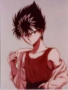 Hiei in Red Shirt