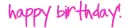 Happy birthday!