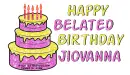 Happy belated birthday Jiovanna
