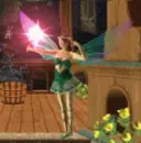 fairy and magic wand