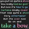 Take A Bow-Rihanna