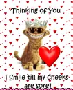 Smile till my cheeks are sore