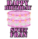 happy birthday fran