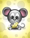 mouse with cheese