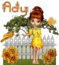 Girl by fence-Ady