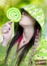 Wooden Candy and  Girl