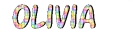Olivia Rainbow text