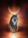 Flames Of Fury Wolf