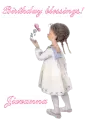 Birthday blessings, Jiovanna