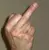 middle finger