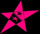 stars within a ying yang